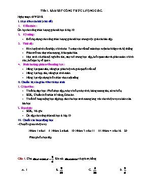 Giáo án Toán 11 cả năm phương pháp mới